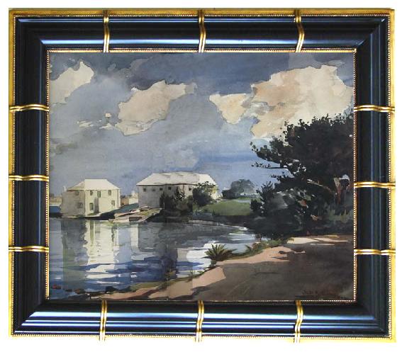 framed  Winslow Homer Salt Kettle :Bermuda (mk44), Ta048